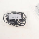 Max 12 Pieces Metal Curtains Drapery Rings with Clips Black Porcelain 32mm