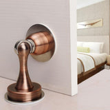 Max Stainless Steel Floor Stand Door Stop Stopper Wedge Jam Block Protector Brushed