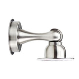Max Stainless Steel Floor Stand Door Stop Stopper Wedge Jam Block Protector Brushed