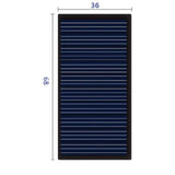 Max High Efficiency Solar Cell Panel Charging Charger Battery Power 60mA - 5V