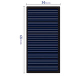 Max High Efficiency Solar Cell Panel Charging Charger Battery Power 60mA - 5V