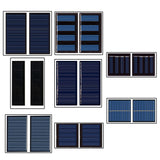 Max High Efficiency Solar Cell Panel Charging Charger Battery Power 60mA - 5V