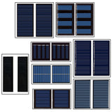 Max High Efficiency Solar Cell Panel Charging Charger Battery Power 60mA - 5V