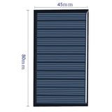 Max High Efficiency Solar Cell Panel Charging Charger Battery Power 75mA- 5.5V