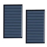Max High Efficiency Solar Cell Panel Charging Charger Battery Power 75mA- 5.5V