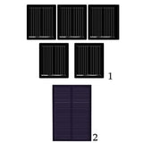 Max 5Pcs Mini Solar Panel Polycrystalline Silicon DIY Battery Charger 30x25mm 1V