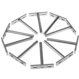 Max 10Pcs Wall Shelf Bracket Heavy Duty Supporter T Shaped Angle Bracket 3inch