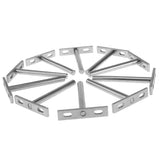 Max 10Pcs Wall Shelf Bracket Heavy Duty Supporter T Shaped Angle Bracket 3inch