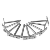 Max 10Pcs Wall Shelf Bracket Heavy Duty Supporter T Shaped Angle Bracket 4inch