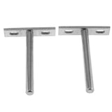 Max 10Pcs Wall Shelf Bracket Heavy Duty Supporter T Shaped Angle Bracket 4inch