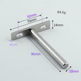 Max 10Pcs Wall Shelf Bracket Heavy Duty Supporter T Shaped Angle Bracket 4inch