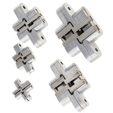 Max Heavy Duty Cross Hinge Invisible Folding Door Worktop Furniture Hinges 5kg