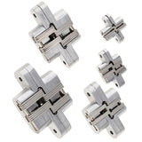 Max Heavy Duty Cross Hinge Invisible Folding Door Worktop Furniture Hinges 5kg