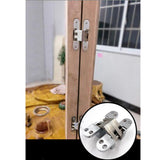 Max Heavy Duty Cross Hinge Invisible Folding Door Worktop Furniture Hinges 5kg