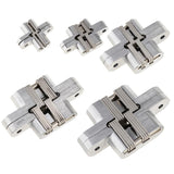 Max Heavy Duty Cross Hinge Invisible Folding Door Worktop Furniture Hinges 5kg