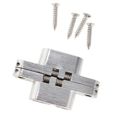 Max Heavy Duty Cross Hinge Invisible Folding Door Worktop Furniture Hinges 10Kg