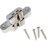 Max Heavy Duty Cross Hinge Invisible Folding Door Worktop Furniture Hinges 10Kg