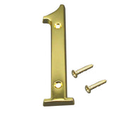 Maxbell  Vintage House Signs Plaques Door Numbers Metal Alloy Sign Digits Number 1