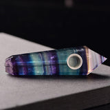 Max Natural Quartz Clear Crystal Tobacco Pipe Wand Cigarette C