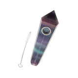 Max Natural Quartz Clear Crystal Tobacco Pipe Wand Cigarette C
