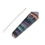 Max Natural Quartz Clear Crystal Tobacco Pipe Wand Cigarette C