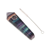 Max Natural Quartz Clear Crystal Tobacco Pipe Wand Cigarette C
