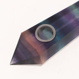 Max Natural Quartz Clear Crystal Tobacco Pipe Wand Cigarette C