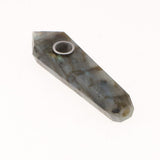 Max Natural Quartz Clear Crystal Tobacco Pipe Wand Cigarette D