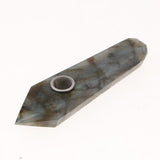 Max Natural Quartz Clear Crystal Tobacco Pipe Wand Cigarette D