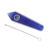 Max Natural Quartz Clear Crystal Tobacco Pipe Wand Cigarette E