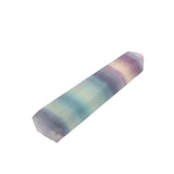 Max Natural Stone Hexagonal Crystal Column Colorful Fluorite Column Ornaments A