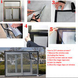 Max Mosquito Net Window Screen Self-adhesive Mosquito Mesh Sticker 120 x 140cm