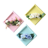 Max Wall Mounted Wooden Flower Stand Rack DIY Hanging Crafts Home Decor Pink