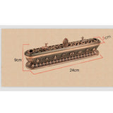 Maxbell Metal Incense Joss Stick Cones Holder Tower Box Insense Burner Golden