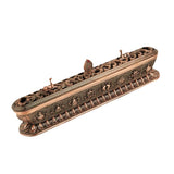 Maxbell Metal Incense Joss Stick Cones Holder Tower Box Insense Burner Copper