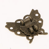 Maxbell 6pcs Antique Bronze Jewelry Wood Box Latch Lock Decorative Hasp Buckle Bolt