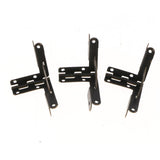 Maxbell 20x Jewellry Gift Box Wood Chests Spring Hinges Lid L 90 Degree Bronze