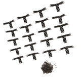Maxbell 20x Jewellry Gift Box Wood Chests Spring Hinges Lid L 90 Degree Bronze