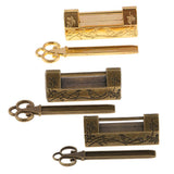 Maxbell Vintage Suitcase Luggage Cabinet Drawer Toolbox Padlock Pad Lock Copper