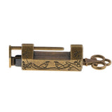 Maxbell Vintage Suitcase Luggage Cabinet Drawer Toolbox Padlock Pad Lock Copper