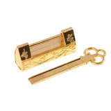 Maxbell Vintage Suitcase Luggage Cabinet Drawer Toolbox Padlock Pad Lock Golden