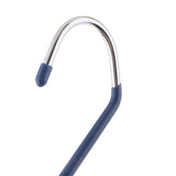 Maxbell 10pcs S-type Non-slip Stainless Steel Pant Trousers Jean Hangers  Blue_1