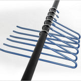 Maxbell 10pcs S-type Non-slip Stainless Steel Pant Trousers Jean Hangers  Blue_1