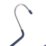 Maxbell 10pcs S-type Non-slip Stainless Steel Pant Trousers Jean Hangers  Blue_2