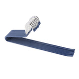Maxbell 10pcs S-type Non-slip Stainless Steel Pant Trousers Jean Hangers  Blue_2