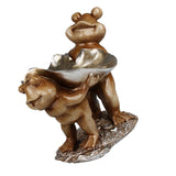 Maxbell Novelty Cute Frog Figurines Collectibles Resin Sculpture Tabletop Decor B