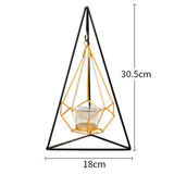 Max Nordic Style Geometric Candle Tealight Holder Home Decoration Triangle Shape