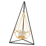 Max Nordic Style Geometric Candle Tealight Holder Home Decoration Triangle Shape