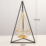 Max Nordic Style Geometric Candle Tealight Holder Home Decoration Triangle Shape