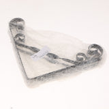 Max 2x Twist Metal Wall Shelf Bracket Rack Support Holder Supporter Black 1